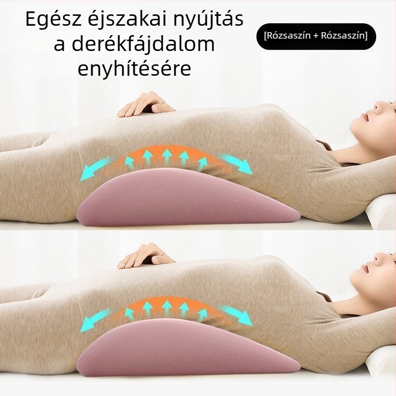 Memóriahabos derékpárna ágyban és autóban, univerzális kompatibilitás, minimalist dizájn, közepes légáteresztés