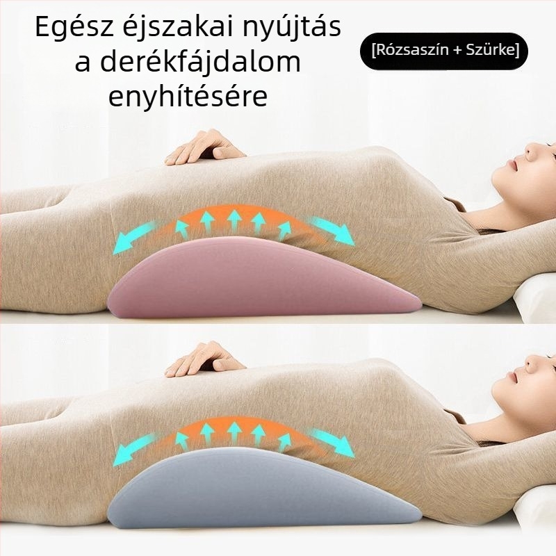 Memóriahabos derékpárna ágyban és autóban, univerzális kompatibilitás, minimalist dizájn, közepes légáteresztés