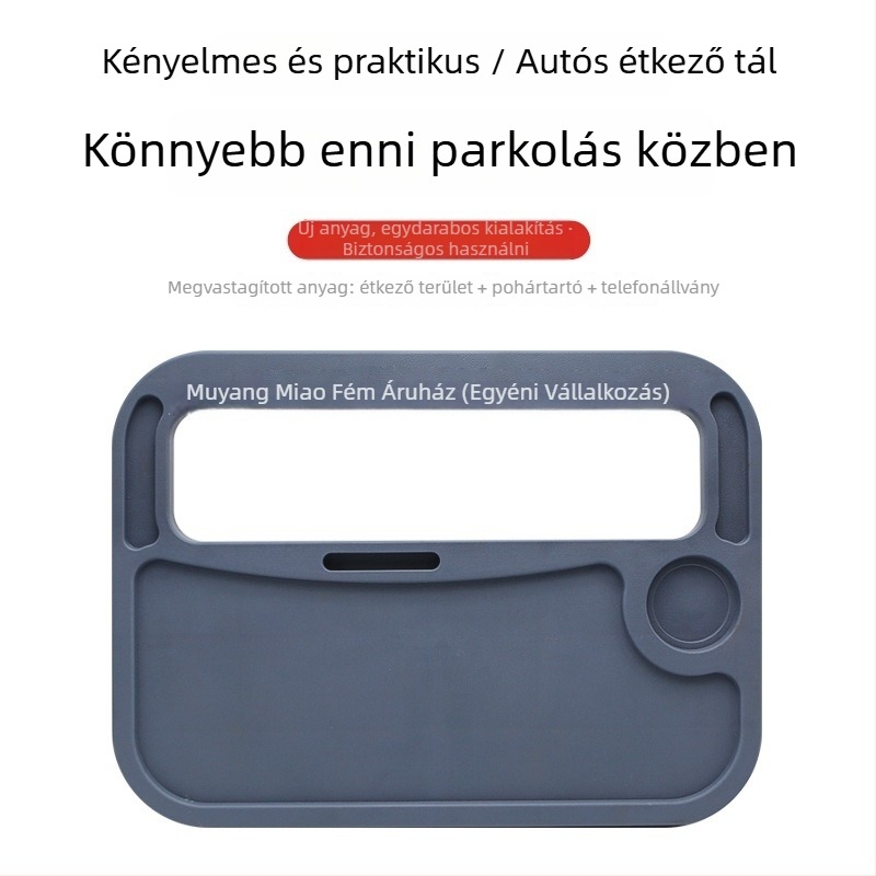 Teherautó belső étkezőasztal állítható szögben, falra szerelhető, univerzális kompatibilitás, anyag: műanyag‑fa