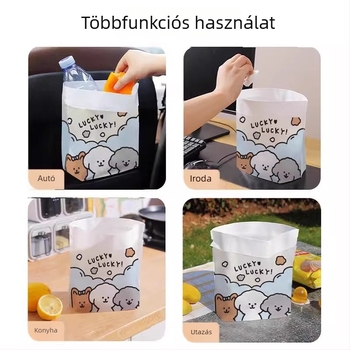  Autóba szerelhető szemetes, önállóan álló asztali szemetes, modell Chezljd, Friendly márka
