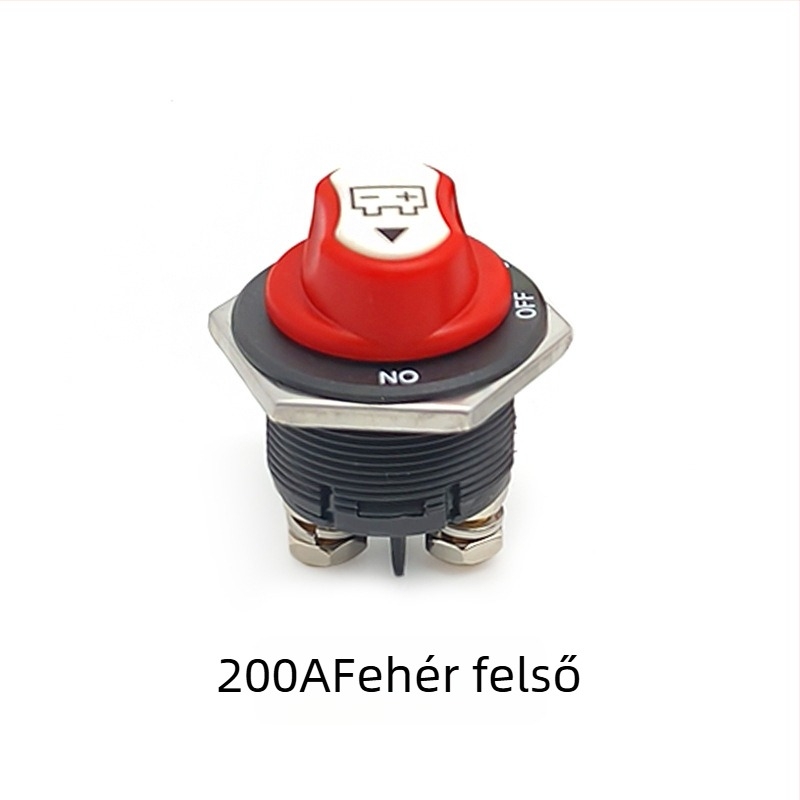 Akkumulátor-leválasztó kapcsoló – Gomb típusú, 50A/100A/200A/300A, autókhoz, hajókhoz, motorkerékpárokhoz és elektromos járművekhez | Bai bangsheng