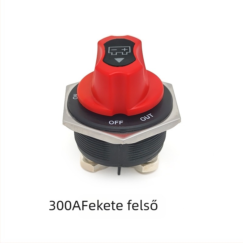 Akkumulátor-leválasztó kapcsoló – Gomb típusú, 50A/100A/200A/300A, autókhoz, hajókhoz, motorkerékpárokhoz és elektromos járművekhez | Bai bangsheng