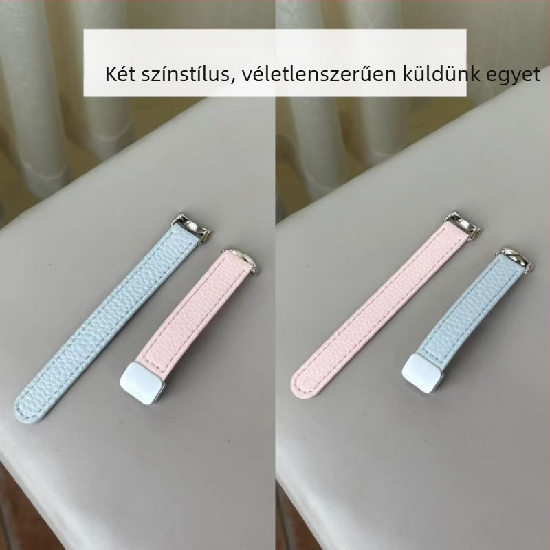 Kavicsos textúrájú mágneses pánt Xiaomi Mi Band 9-höz, kompatibilis Mi Band 10/8/NFC karkötőkkel, könnyű luxus stílus