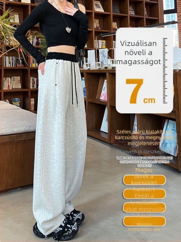 Hangchang No. 1 Nehéz anyagú őszi pamutnadrág, 3D szabás, uniszex