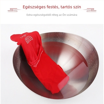 Yalu férfiak vörös pamut alsónemű készlet a Ló évére, tartalmaz vörös mellényt, alsóinget és zoknikat