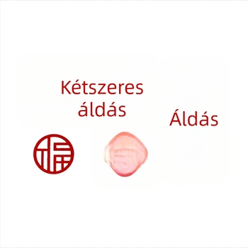 Ajtódísz szerencse szimbólummal az új otthon számára – mini dísz az ajtóra, filc anyag, vágási technika, kínai stílus