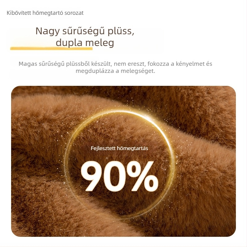 Vízmelegítő palack vízzel töltve, műnyúl plüss borítással, megerősített PVC belső réteg, fűtés vízzel történő töltéssel, meleg és hideg használat