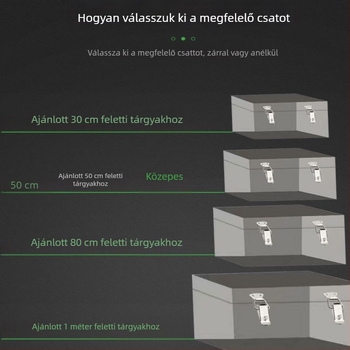 Duckbill kapocs zár a szerszámtárolóhoz, rozsdamentes acélból, 150 g, nyomtatott logó, testreszabható
