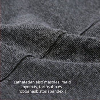 Női pamut thermál leggings sötétszürke, meleg, mikro-kompresszió a has kontrolljáért és a fenék formázásáért