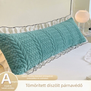 Tej velúr quiltelt párnahuzat pároknak — 40s szövet, reaktív festés