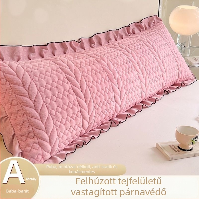Tej velúr quiltelt párnahuzat pároknak — 40s szövet, reaktív festés