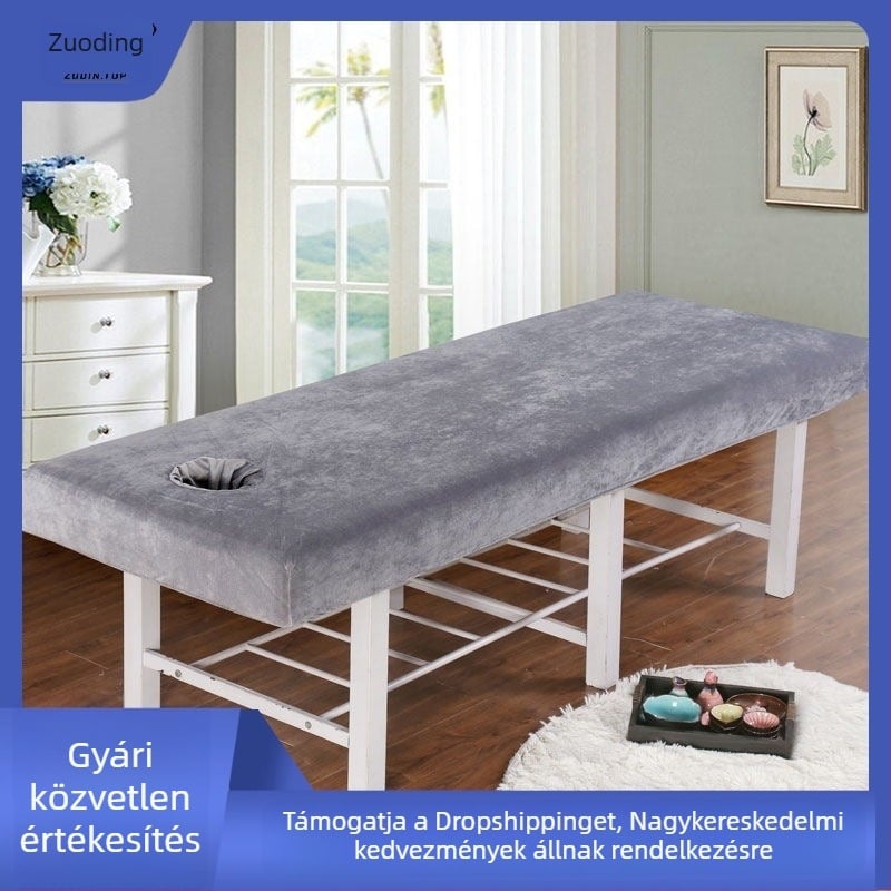 Kristály bársony vastagított ágytakaró kórházak, szállodák és szépségszalonok számára – minimalist stílus