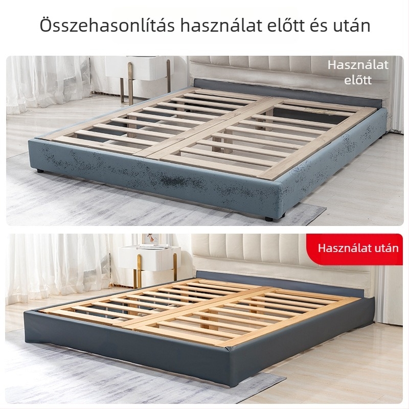 Ágy oldalához készült textilfedő felújításhoz, öntapadós szegélyfedő és ágykeretfedő