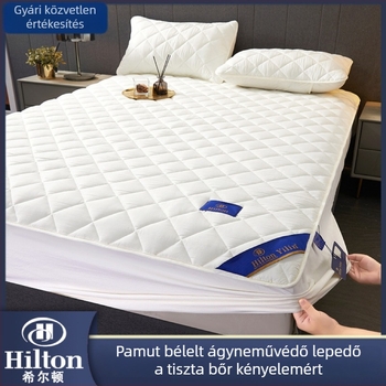 Grilaxing ágytakaró 100% pamutból, steppelt, egyszínű, 2000–2500 g