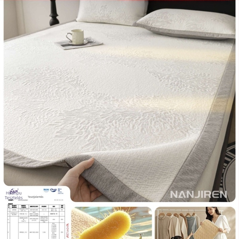 Ice Silk matrac készlet, összecsukható stílus, új kínai stílus, nyomtatott szövés, kémiai rost