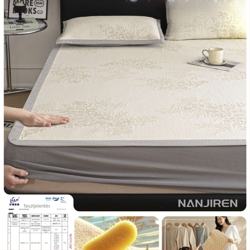 Ice Silk matrac készlet, összecsukható stílus, új kínai stílus, nyomtatott szövés, kémiai rost