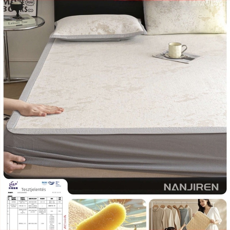 Ice Silk matrac készlet, összecsukható stílus, új kínai stílus, nyomtatott szövés, kémiai rost