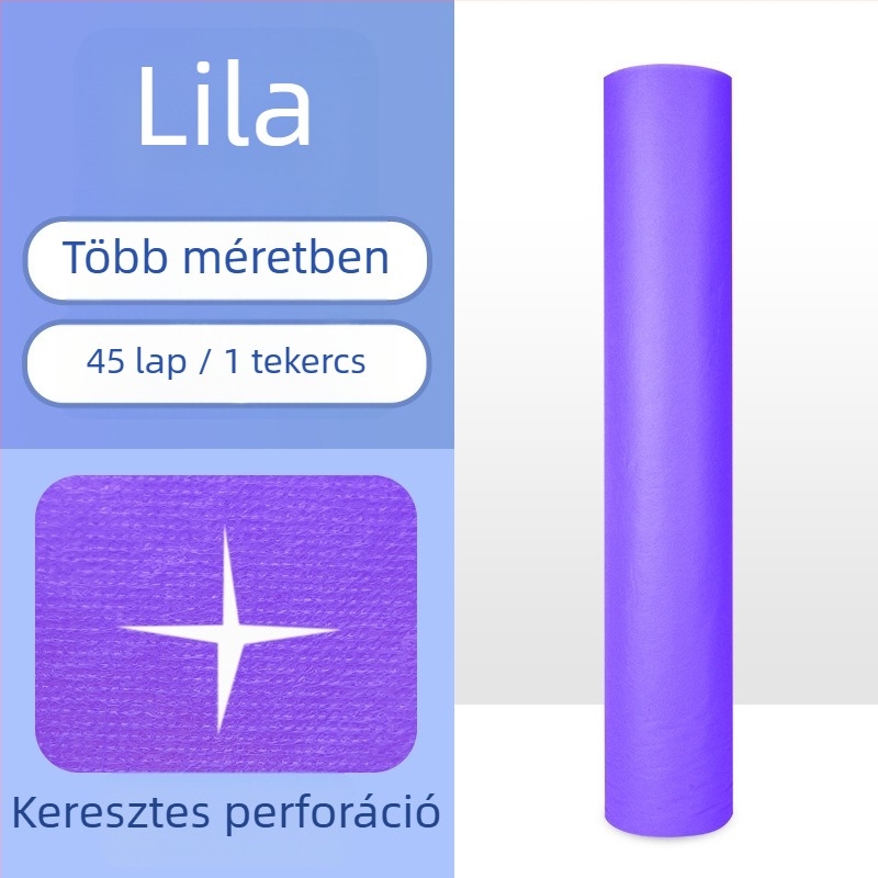 Eldobható ágyhuzat tekercs, nem szőtt anyagból, lélegző, reaktív nyomtatás és festés, modern minimalista stílus