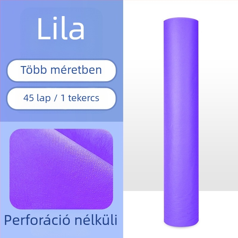 Eldobható ágyhuzat tekercs, nem szőtt anyagból, lélegző, reaktív nyomtatás és festés, modern minimalista stílus