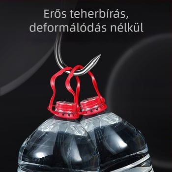 Húskampó S-alakú rozsdamentes acélból, egy kampós kialakítás, könnyed luxus stílus, teherbírás 10–15 kg