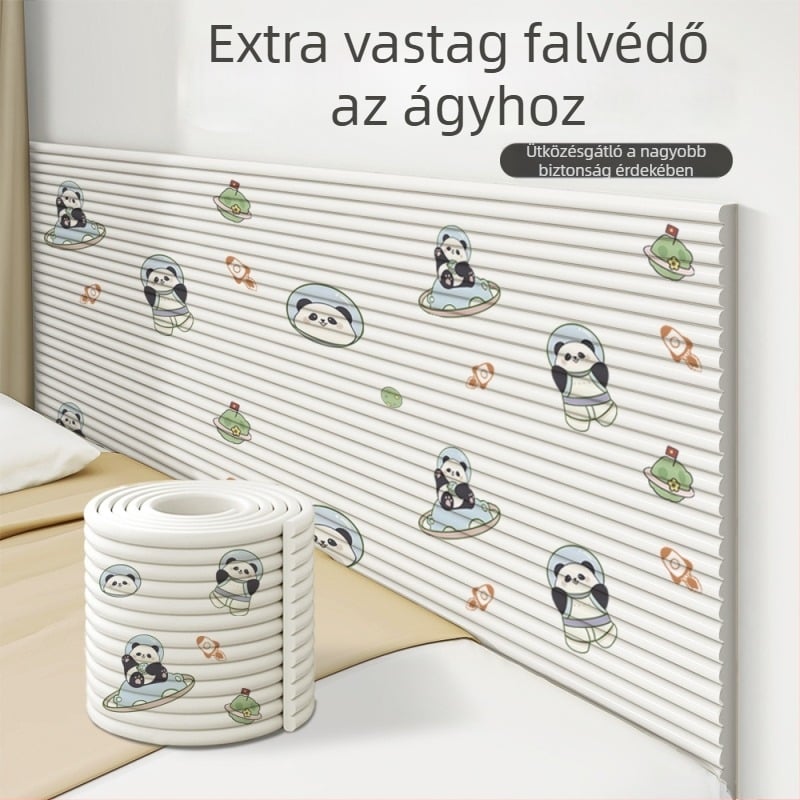 Puha falvédő az ágy szélénél (tatami stílus) – biztonság babáknak és gyerekeknek