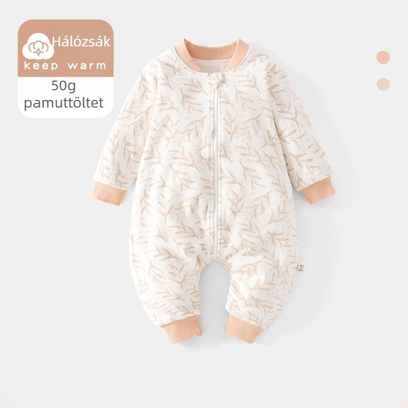 Baba alvózsák állandó hőmérséklettel, vastag töltettel, négy évszakos, cipzárral