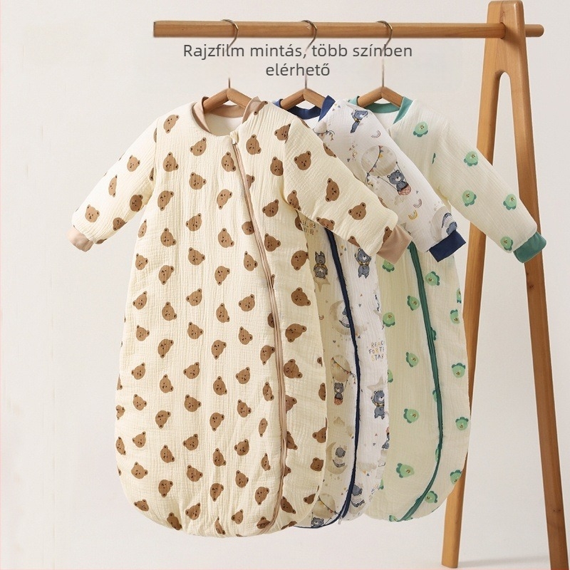 Újszülött baba alvózsák, egész éves használatra, láb-wrap és anti-kikapcsolt quilt, 100% pamut, 0.55–1.0 kg