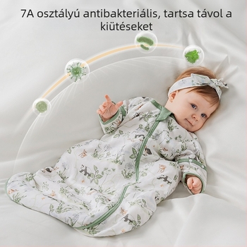 Baba alvózsák tavasz-nyár, kokon stílus, modal bambusz pamut géz, négy évszak
