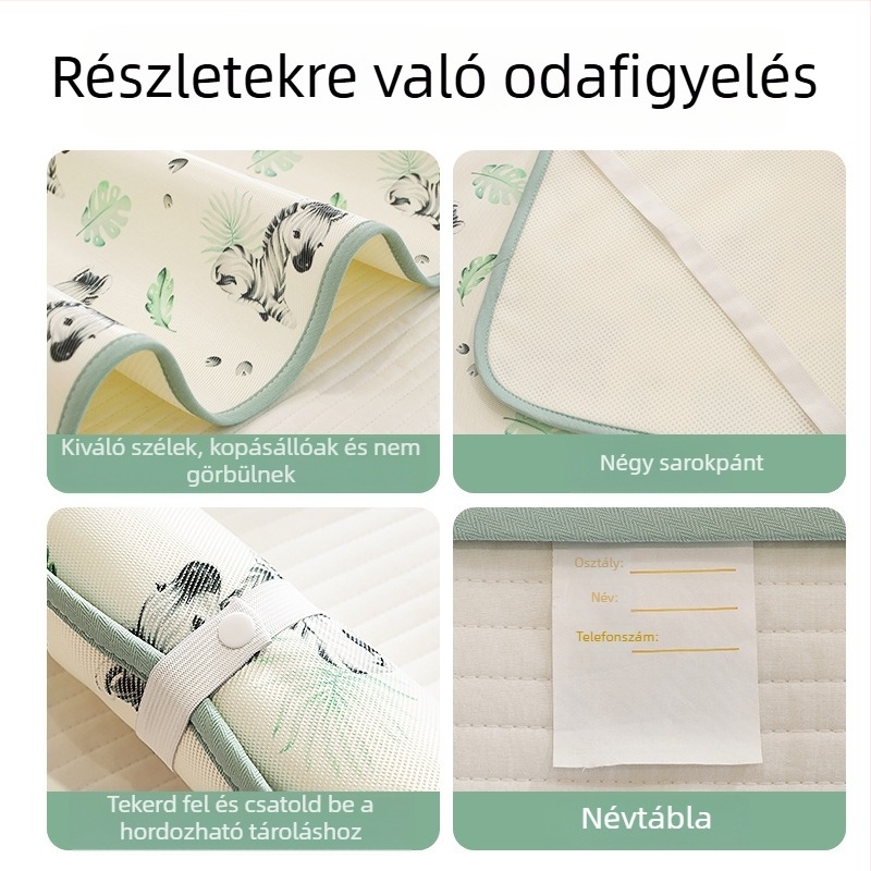 Jégselyem lélegző baba alvó matrac, nyári kis matrac csecsemők és gyerekek számára, A osztály