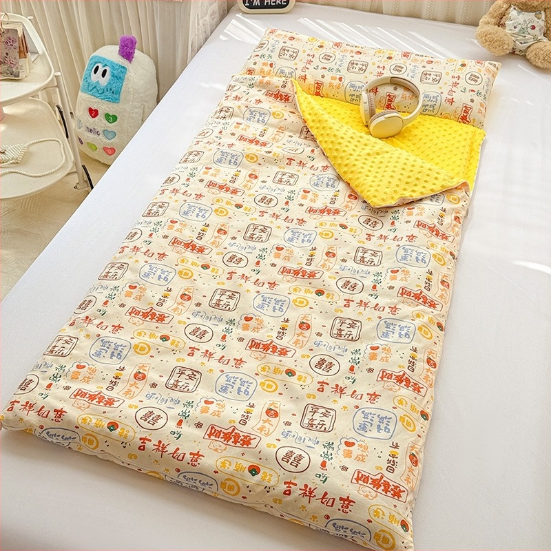 Gyerekeknek szóló mesefigurás, levehető alvózsák, anyag: 100% pamut + bean fleece, súly 1.1–1.5 kg, összetétel 50% pamut + 50% bean fleece