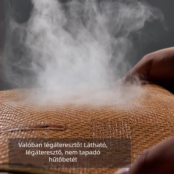 Lélegző bambusz babakocsi ülésvédő, univerzális, csúszásmentes nyári párna