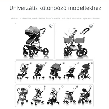 Lélegző bambusz babakocsi ülésvédő, univerzális, csúszásmentes nyári párna