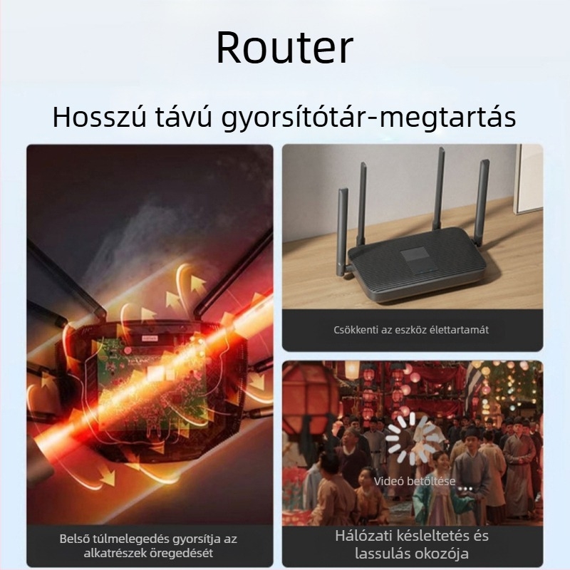 Intelligens hálózati asszisztens router – akkumulátoros működés, kerek forma, mutató kijelző, mechanikus mozgás, logó nyomtatás támogatott