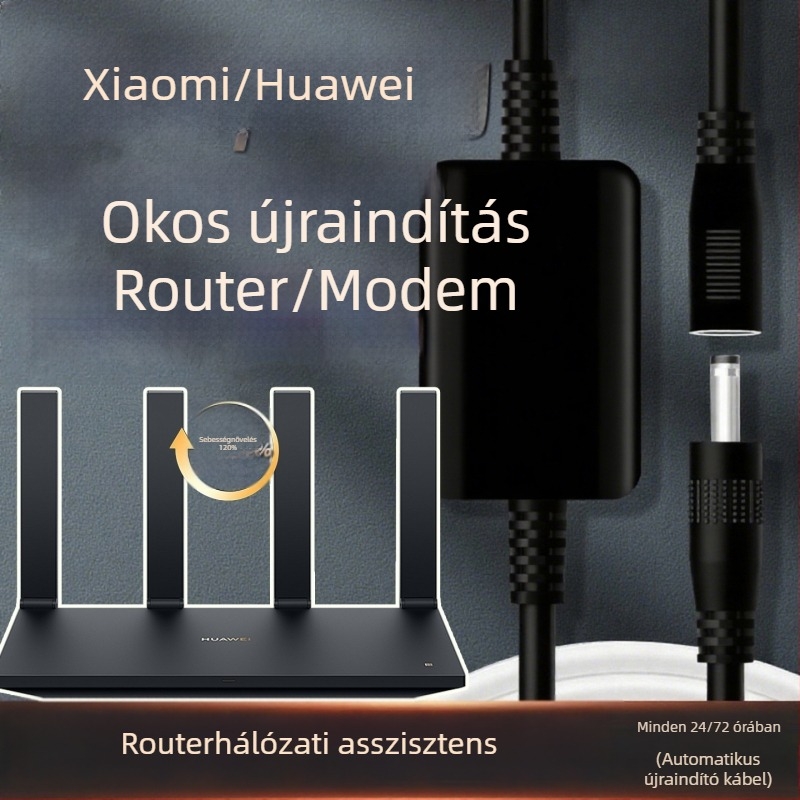 Intelligens hálózati asszisztens router – akkumulátoros működés, kerek forma, mutató kijelző, mechanikus mozgás, logó nyomtatás támogatott
