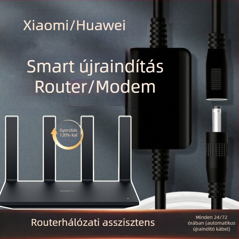 Intelligens hálózati asszisztens router – akkumulátoros működés, kerek forma, mutató kijelző, mechanikus mozgás, logó nyomtatás támogatott