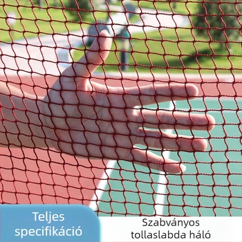 Wei Yan standard badminton háló, polipropilén, összecsukható, hordozható, beltéri és kültéri versenyekre