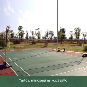 Wei Yan standard badminton háló, polipropilén, összecsukható, hordozható, beltéri és kültéri versenyekre