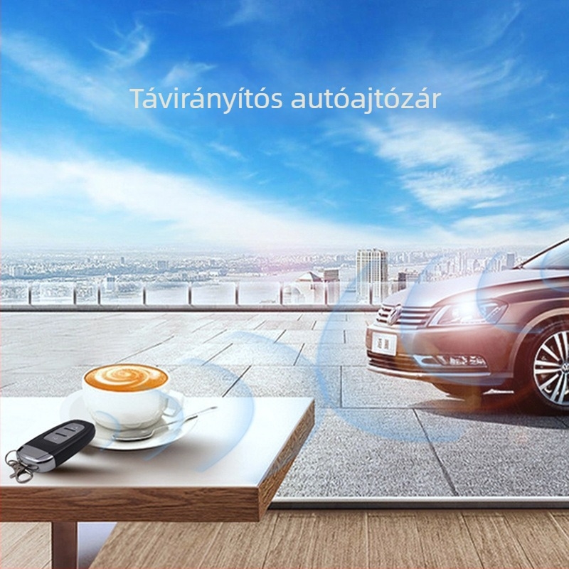 Központi autózár vezérlő, 12V, univerzális autókhoz és SUV-khez, ABS műanyag és elektronika, varrat nélküli hegesztés, hosszú élettartam