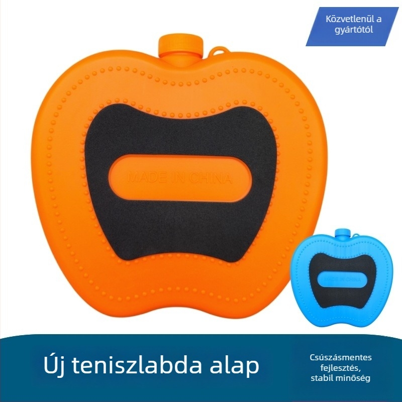 Egyszeres teniszedző egyéni edzéshez vonalas visszajátszással, alap gumiszalaggal, HDPE kivitel, Mingyi Brothers