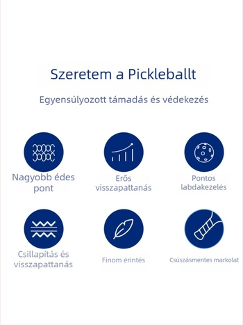 Kenier Gyerekeknek szóló profi pickleball ütő készlet – Kezdő versenyfokozat, poplar fa, 280 g ütőnként, 700 g teljes készlet