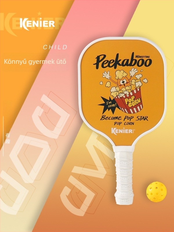 Kenier Gyerekeknek szóló profi pickleball ütő készlet – Kezdő versenyfokozat, poplar fa, 280 g ütőnként, 700 g teljes készlet