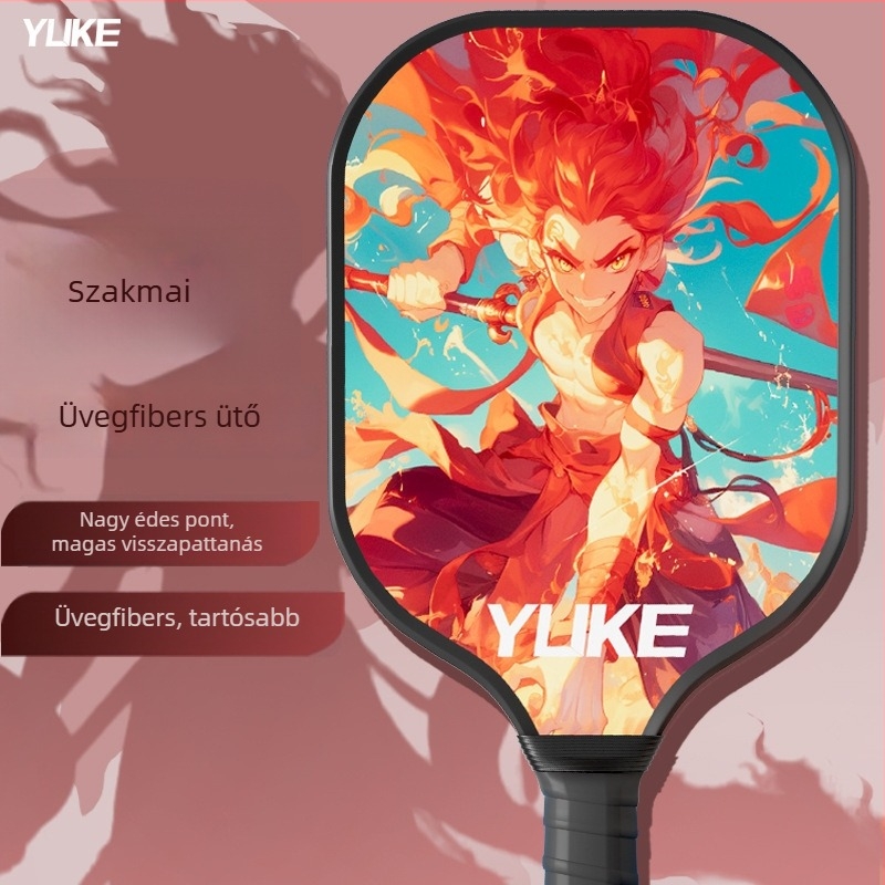 Pickleball ütő, üvegszálas kivitel (Márka: Yuke; Tömeg: 760)