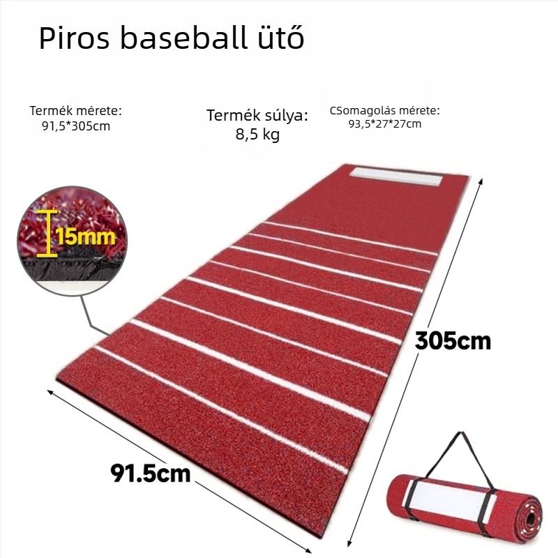Baseball és softball edzőmatrac - csúszásmentes, hordozható, logó nyomtatás elérhető, anyag: pp+EVA