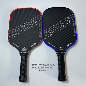 Lidakang Pickleball ütő – T700 szénszálas, Kevlar és titán vezeték megerősítés, Textúrált felület, Egyrészes kivitelezés, 225 g