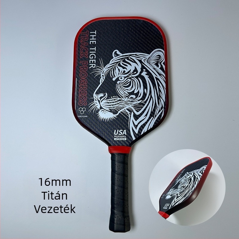 Lidakang Pickleball ütő – T700 szénszálas, Kevlar és titán vezeték megerősítés, Textúrált felület, Egyrészes kivitelezés, 225 g