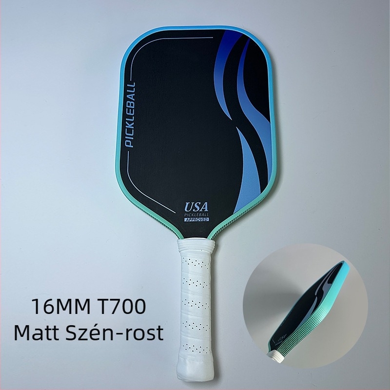 Lidakang Pickleball ütő – T700 szénszálas, Kevlar és titán vezeték megerősítés, Textúrált felület, Egyrészes kivitelezés, 225 g