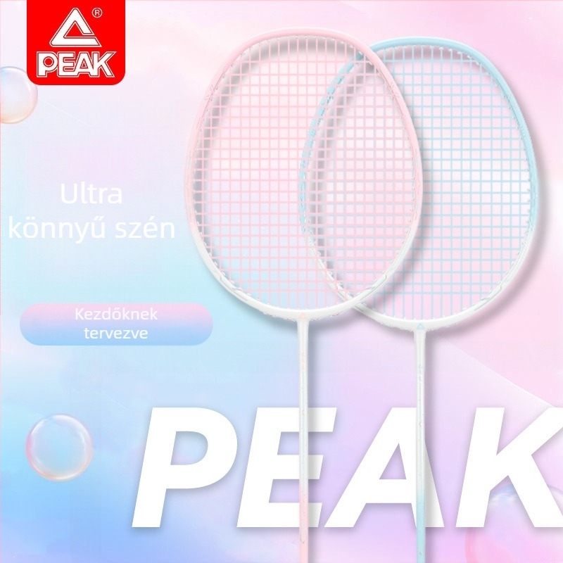 Badminton ütő - Ultra könnyű, karbonszálas kompozitból készült, kiegyensúlyozott fej, 85–89 g, markolat G5