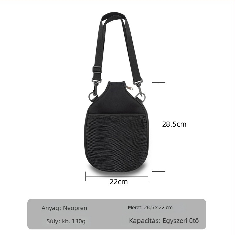 Gale Pickleball ütőtáska — Hálós anyag, 220 g, Logóval testreszabható, Alkalmas Badmintonhoz, Teniszhez és Asztaliteniszhez