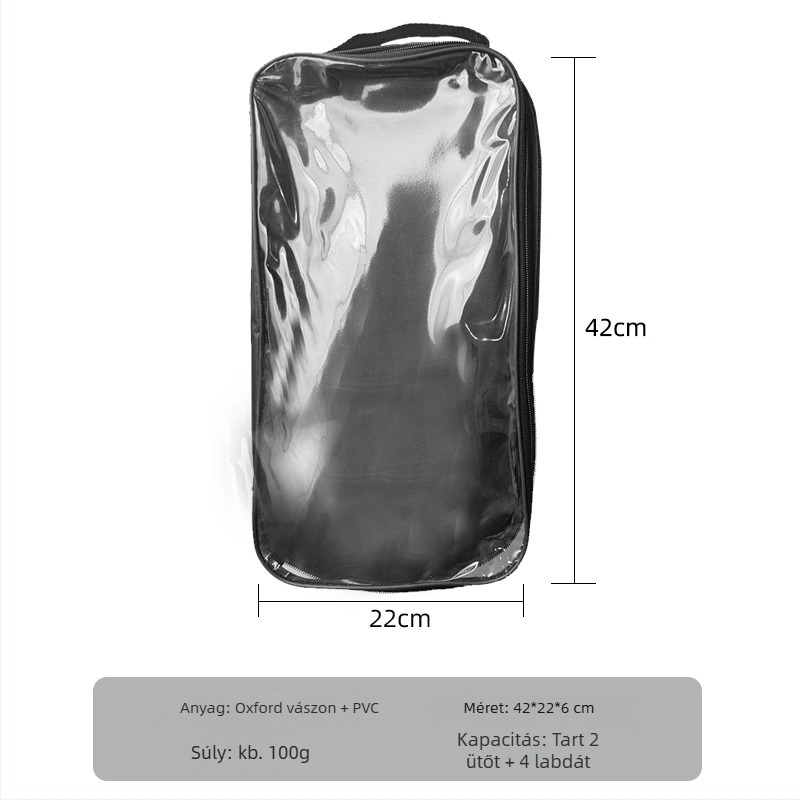 Gale Pickleball ütőtáska — Hálós anyag, 220 g, Logóval testreszabható, Alkalmas Badmintonhoz, Teniszhez és Asztaliteniszhez