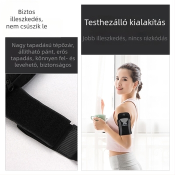 Longlongin futó telefon karpánt – uniszex, lélegző, vízálló, ultra könnyű, Oxford anyag, méretek 17,5×9 cm